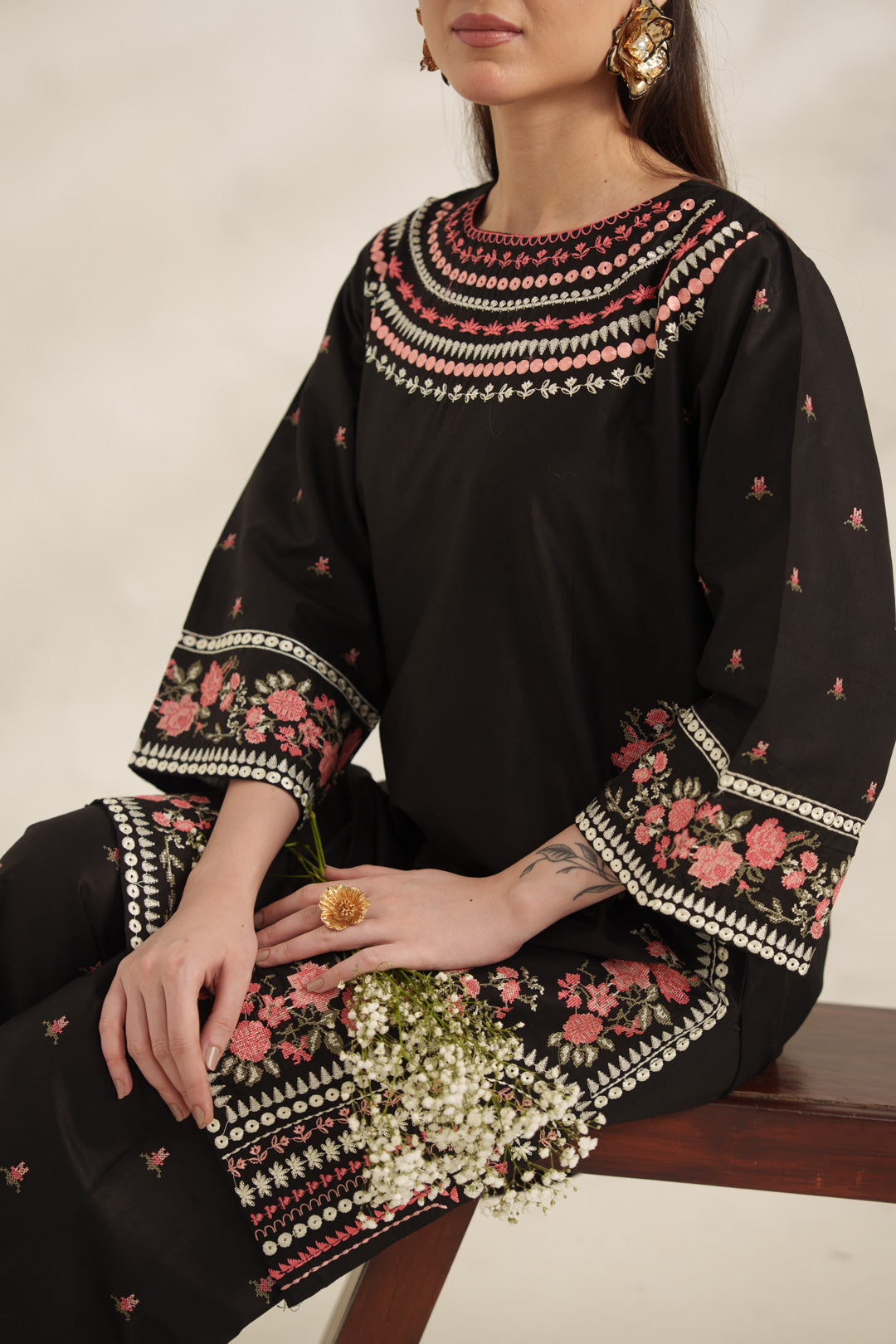 Black Miraj-2 piece