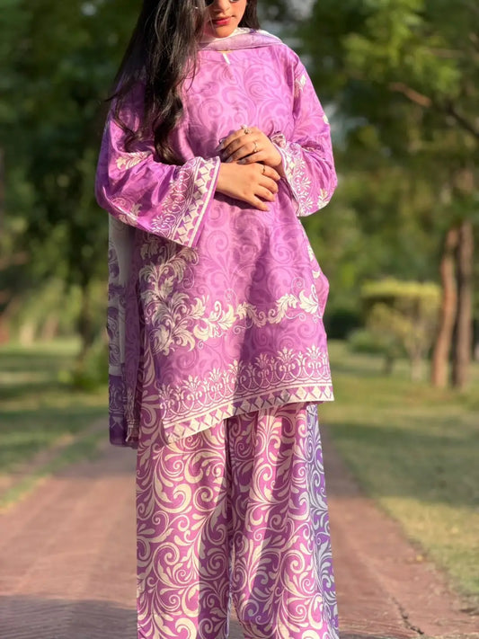 Versa-3 piece Lawn Suit